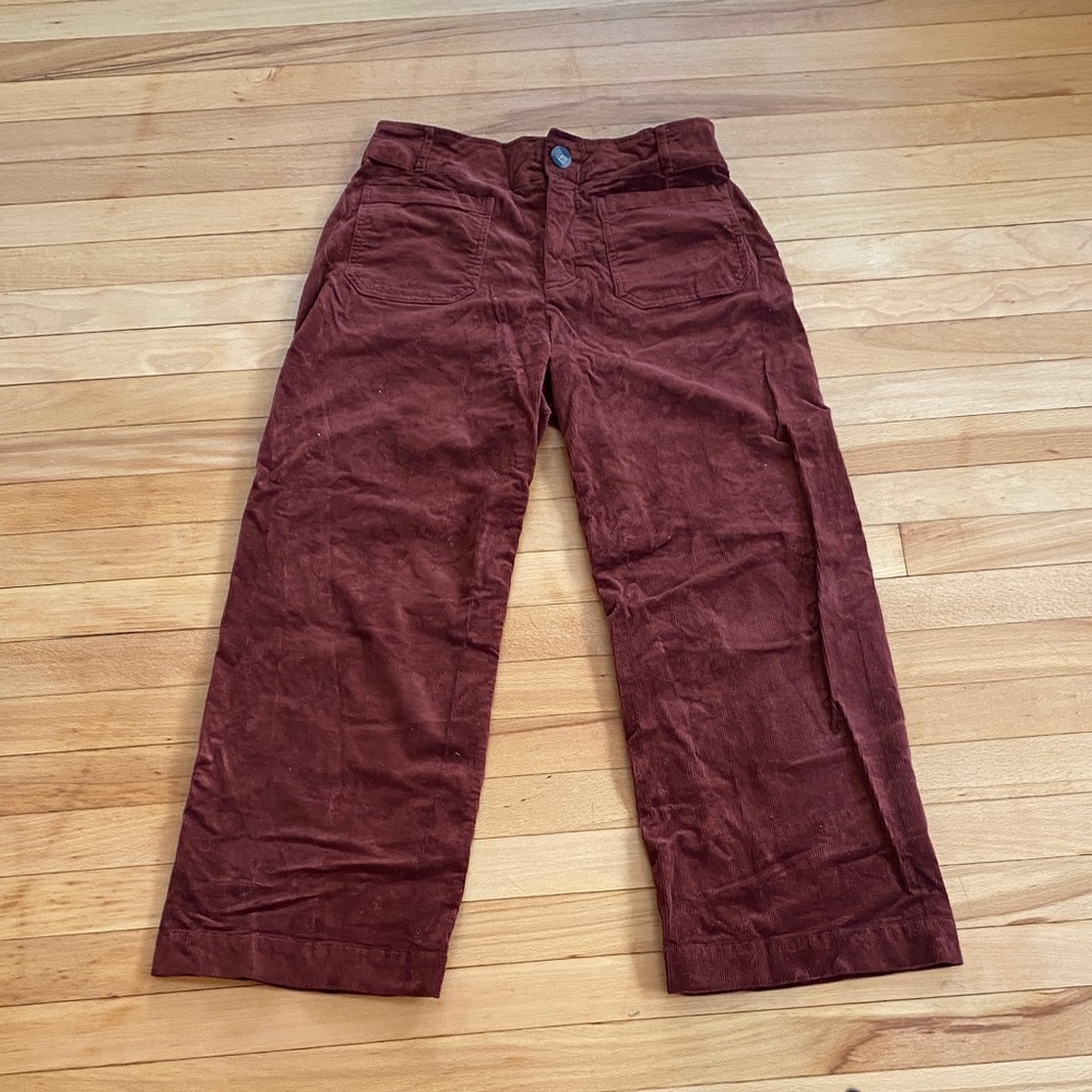 Wide Leg Corduroy Pants